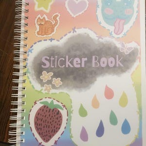 Cute Reusable A5 Sticker Book