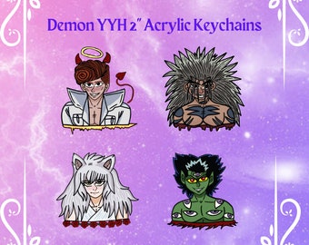YYH Demon Form Acrylic Double-Sided 2" Keychains