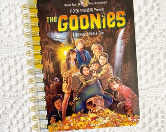 Couverture de DVD Cahier, carnet de notes, carnet de croquis, carnet de colle, carnet de croquis, Bullet Journal, carnet d'autographes, Les Goonies