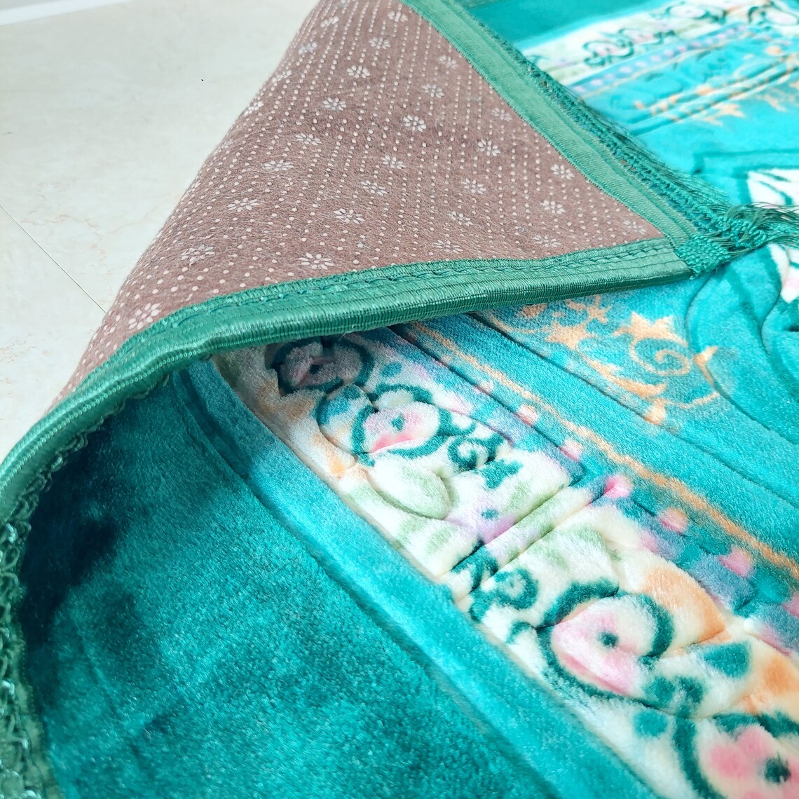 Orthopaedic Islamic Prayer Mat Thick Praying Rug for Grandparents