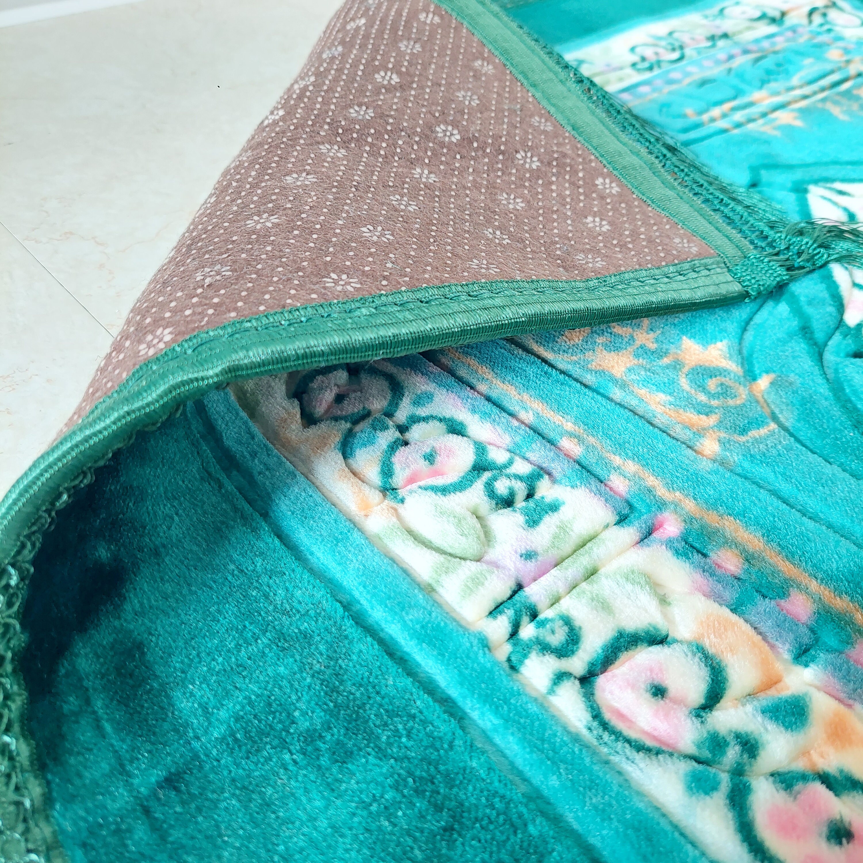 Orthopaedic Islamic Prayer Mat Thick Praying Rug for Grandparents