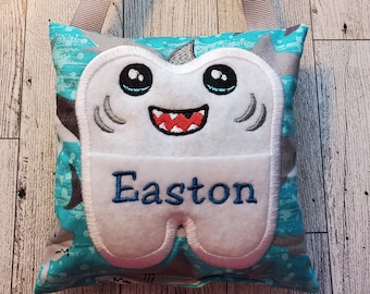 Tooth Fairy Pillow for boys, gift for boys, Tooth Fairy Holder, Tooth Fairy Pillow for Boy, Personalized Tooth Fairy Pillow