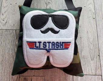 Tooth Fairy Pillow, Tooth Fairy Pillow Boy, Tooth Fairy Bag, Tooth Fairy Holder, Stocking Stuffers for Boys, Personalized Tooth Fairy Pillow