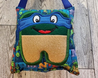 Tooth Fairy Pillow, Tooth Fairy Pillow Boy, Tooth Fairy Bag, Tooth Fairy Holder, Ninja Tooth Fairy Pillow, Personalized Tooth Fairy Pillow