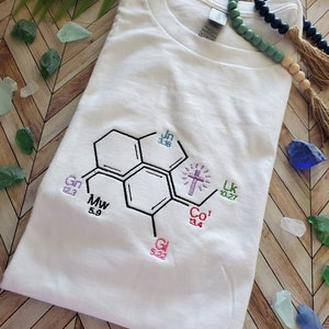 Christian Embroidered Shirt, Personalized Christian Shirt, Embroidered Shirt Christian, Chemistry Shirt, Christian Tshirt Embroidered
