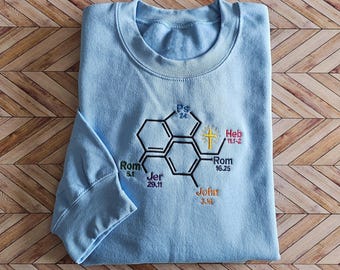 Christian Embroidered sweatshirt, Personalized Christian sweater, Embroidered sweatshirt Christian for Christmas, Religious custom sweater