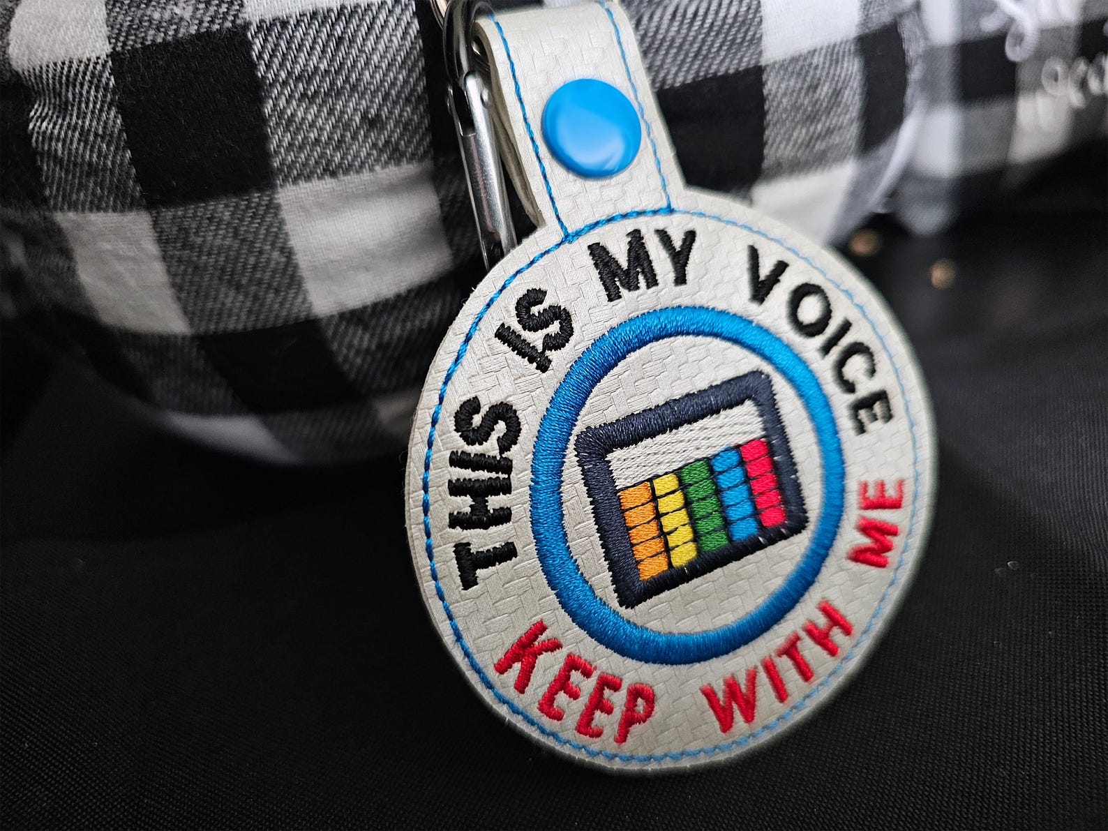 Keychain Aac Aac Tablet Keychain Tag for Slp Gift, Personalized Communication Device ...