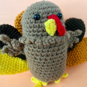 Cute Crochet Turkey | Amigurumi Turkey | Instant PDF Download