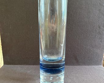 Vintage Littala Timo Sarpaneva Arktia Vase 2975  11 1/2 inches Tall circa 1990 hard to find made in Finland art glass