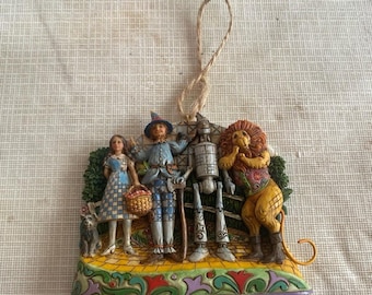 Jim Shore Zauberer von Oz Sammler Weihnachtsbaumschmuck Dorothy Vogelscheuche