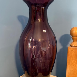 Vintage Blenko Floor Vase - Etsy
