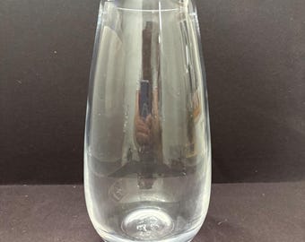 Simon Pearce Addison Vase Hand Blown Art glass Vase 9” Tall great condition home decor