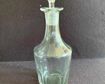 Vintage Baccarat Crystal Bretagne Pattern Decanter With Stopper MCM French