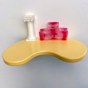 Wavy Shelf | Heart Shelf | Squiggle shelf | Funky Decor | Pastel shelves | Danish Pastel | Aesthetic Home Decor | Eclectic | Maximalist