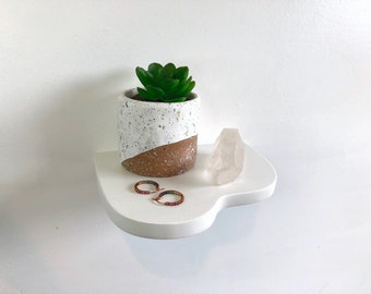 Squiggle shelf | Wavy Shelf | Funky Decor | Pastel shelves | Danish Pastel | Aesthetic Home Decor | Eclectic Decor