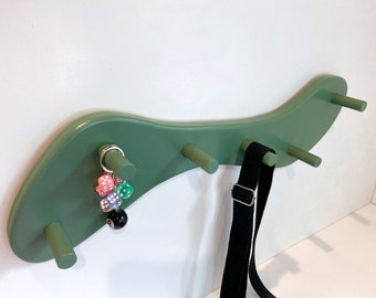 Wavy Wall Hook | Squiggle Wall Rack | Towel Hook | Aesthetic Home Decor | Coat Hook | Wall Decor | Funky Decor | Maximalist | Eclectic Decor