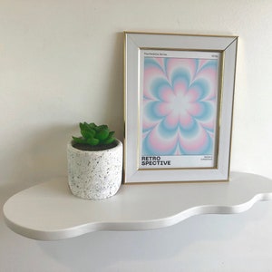 Wavy Shelf | Cloud Shelf | Squiggle shelf | Funky Decor | Maximalist| Pastel shelves | Danish Pastel | Aesthetic Home Decor | Eclectic