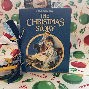 The Christmas Story Little Golden Book Junk Journal