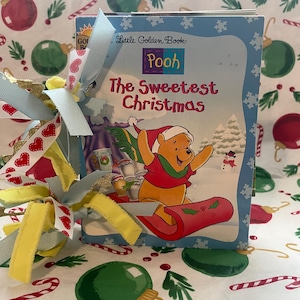 Pooh- The Sweetest Christmas Little Golden Book Junk Journal