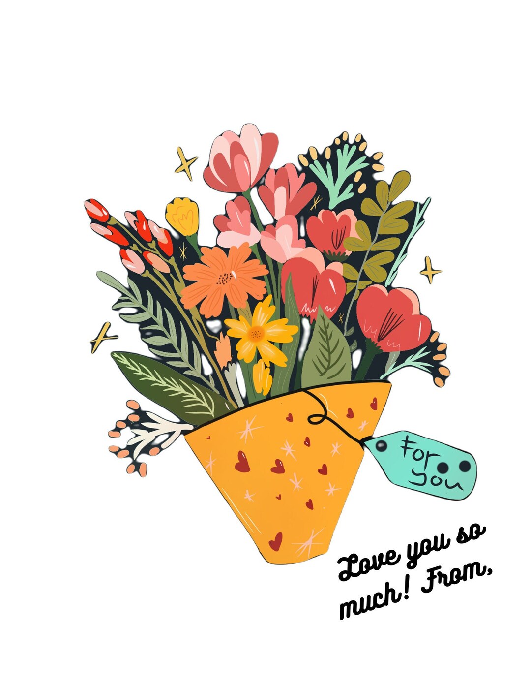 Flower Handprint Art - Mothers Day Craft - for Mom or Grandparents ...