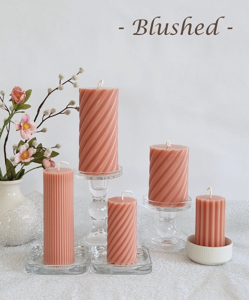 OmbreCraftyCandles Spiral Pillar Candle - Thumbnail 5