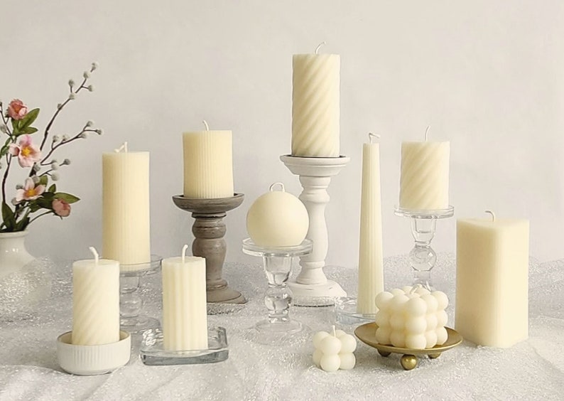OmbreCraftyCandles Spiral Pillar Candle - Thumbnail 2