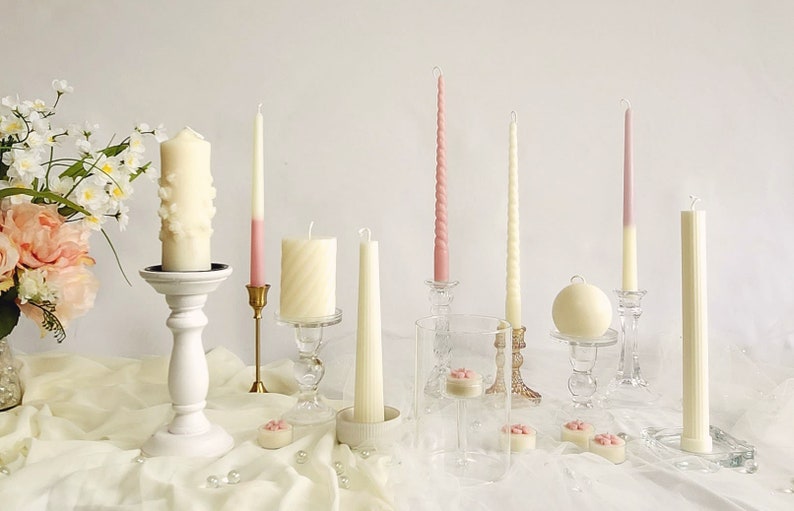 OmbreCraftyCandles Spiral Pillar Candle - Thumbnail 3