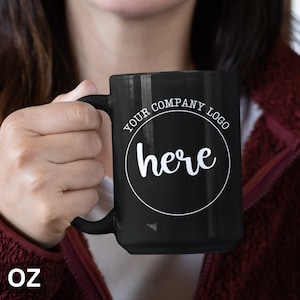 Black Mugs, Bulk Order Mug, Wholesale Mug, Company Mugs, Bridesmaid Mugs, Company Logo Mug, Personalized mug, Custom Logo BLACK Mugs, Bulk