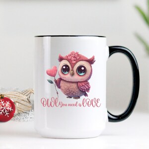 Mok uil, koffiemok uil, beker uil, uil, Valentijnsuil, koffiemok, mok schattige uil, uil minnaar cadeau, keramische mok minnaar, schattige uilen, chocolademok
