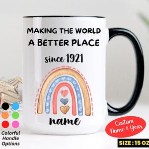 Personalized 104th Birthday, 104 Birthday Gift for Her Him,1921 Birthday Gift,104th Birthday Mug Gift,1921 Born Gift,104th Birthday Gift Men