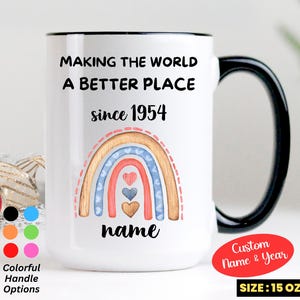 71. Geburtstag, 71. Geburtstag Geschenk Tasse, Happy 71 Geburtstag Geschenk, 1954 Geboren Geburtstagsgeschenk, Geburtstagsgeschenk für 71 Jahre alt Mama Papa Oma Opa