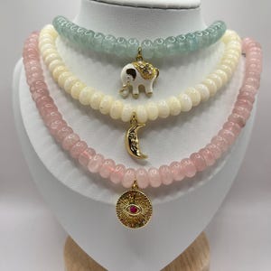 Gemstone candy necklace