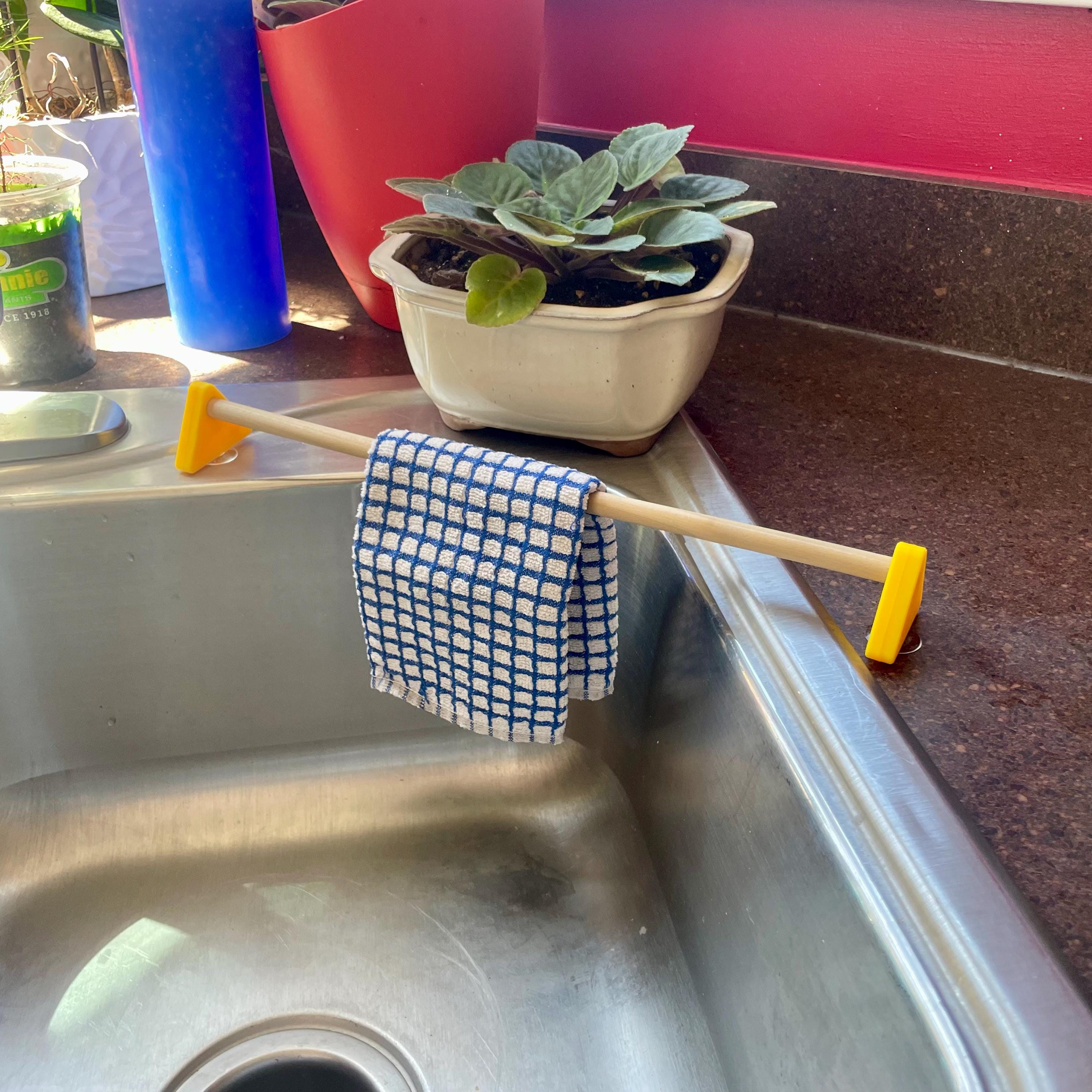 Mini Kitchen Towel / Dish Rag Rack - Etsy