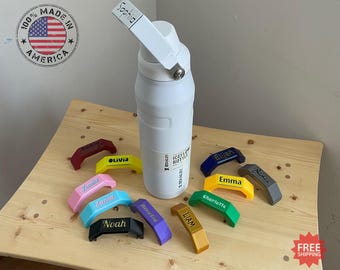 Custom Stanley Name Plate: Aerolight Iceflow Lid Tag, Personalized Tumbler Accessory