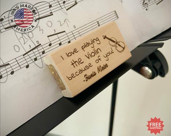 Personalized Violin Rosin: Engraved Gift for Violin Teacher