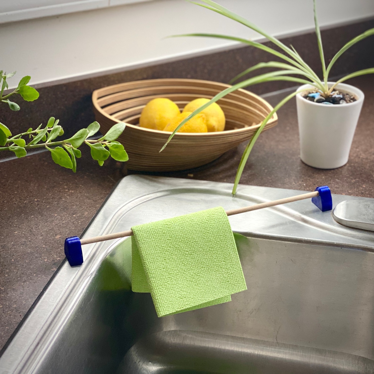 Mini Kitchen Towel / Dish Rag Rack - Etsy
