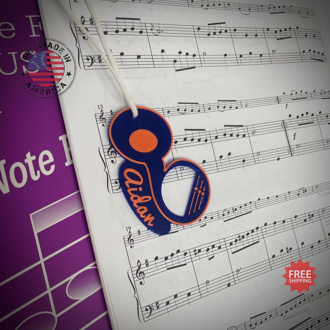 Custom Instrument Case Tags Personalized Instrument Tag: Custom Sousaphone, Music Bag Charm - Etsy