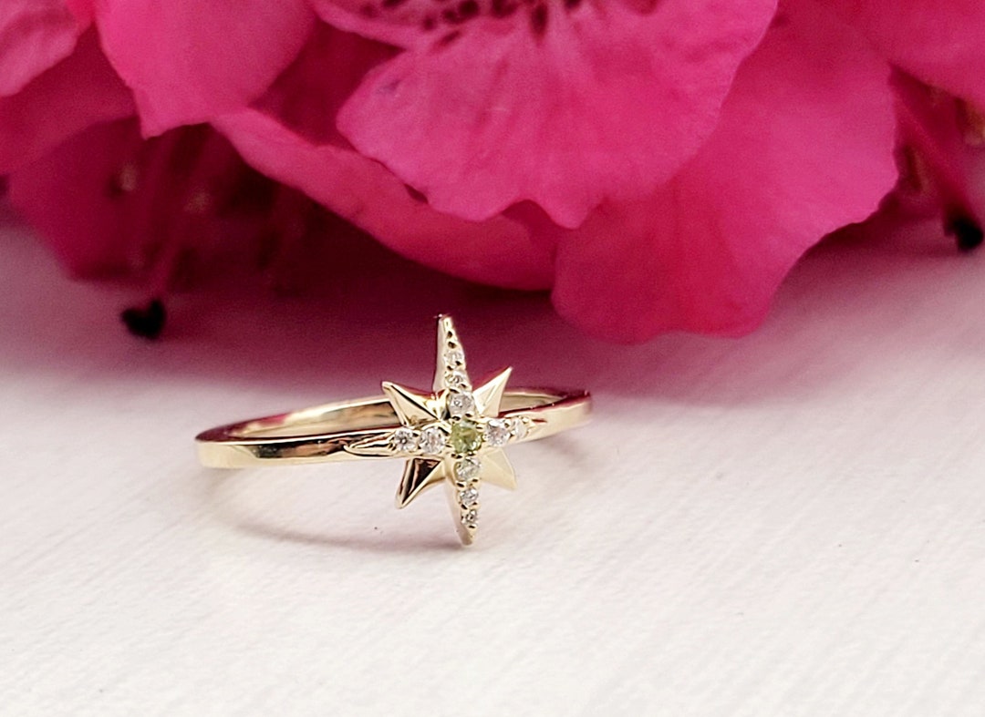 North Star Ring - Etsy