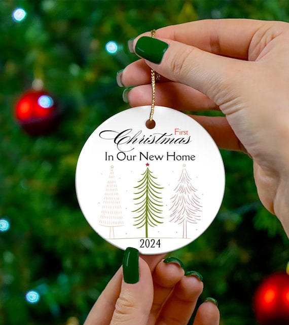 New Home Holiday Decoration, First Christmas 2025, Housewarming Gift, New Home Decor, Memory Keepsake, Christmas Tree Ornament