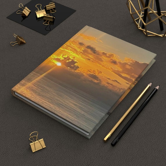 Sunset paradise Hardcover Journal Matte| Travel journal | vacation notebook