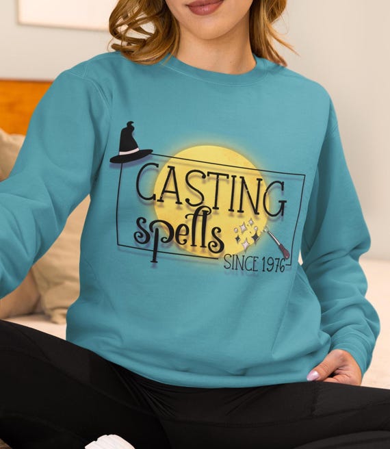 Halloween Witch Spells Sweatshirt, Birth Date Custom Sweatshirt, Casting Spells Shirt, Fall Cozy Sweatshirt, Comfort Colors Pullover