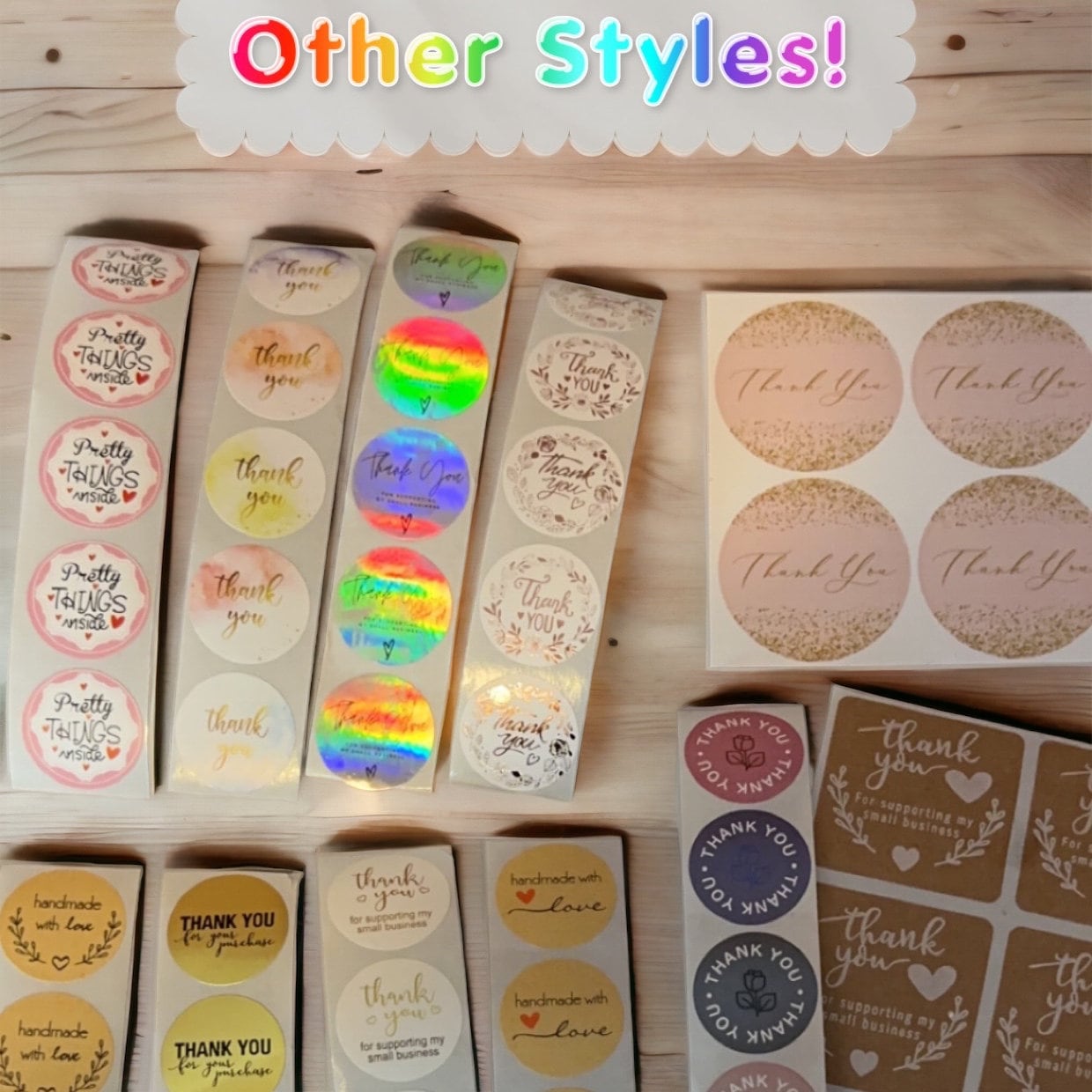 Thank You Sticker, for Supporting My Small Business Stickers, Stickers ...