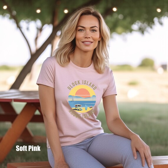 Block Island Ri T-Shirt Vintage Sailboat 70s Throwback Tee Block Island Ri T-Shirt Vintage Sailboat 70s Throwback Tee