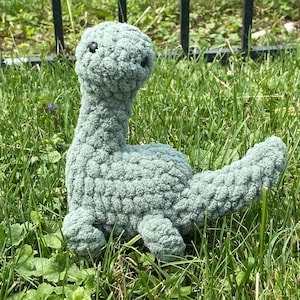 Baby Nessie the Loch Ness Monster Plushie | Cute Amigurumi Crochet Plush