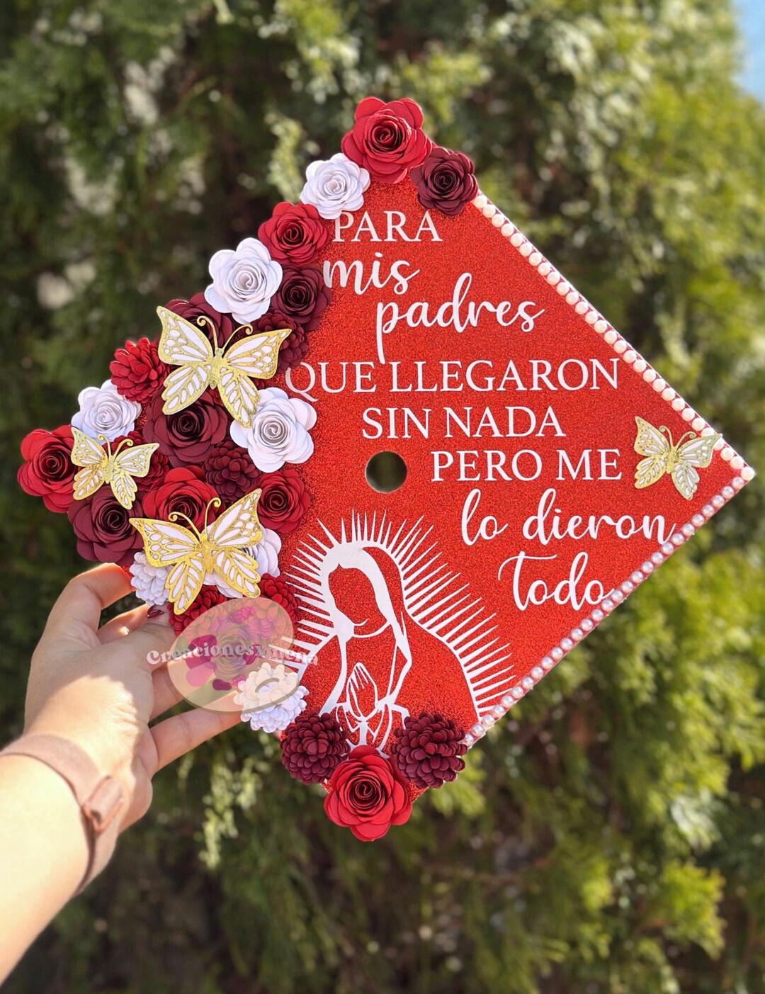 Class of 2025- Virgencita Floral (black) main image 1