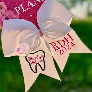 Custom Graduation Bow- Class of 2025, Graduation, Grad Cap Bow, Custom Grad Bow, Graduation Topper Bow, Grad Cap Topper Bow, Custom Bow,
