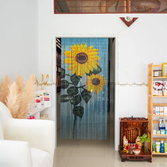 Bamboo beaded curtains for doorways deals