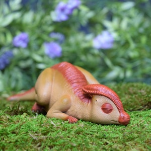ベビーパラサウルス - 赤ちゃん恐竜、デスクペット、フィギュア、3D モデル、DIY、パラサウロロフス