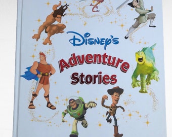Disney's Adventure Stories Children's Hardcover Book 2001 Toy Story Tarzan Mulan Hercules Disney's Adventure Stories Children's Hardcover Book 2001 Toy Story Tarzan Mulan Hercules