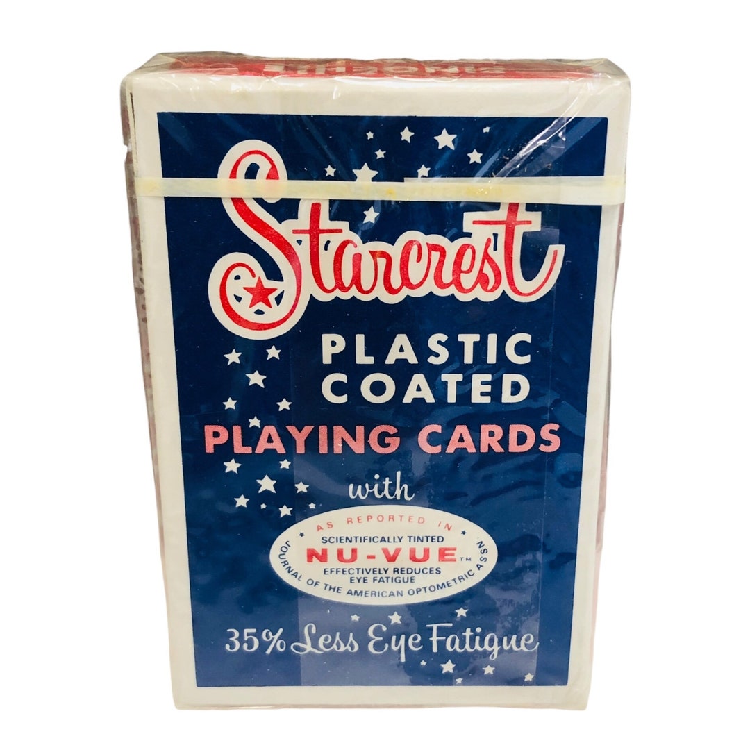 Vintage Starcrest Pinochle Cards Deck of Plastic Coated Playing Cards